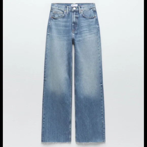 High Waisted Zara Jeans Extra Long Zara The 90’s Full Length